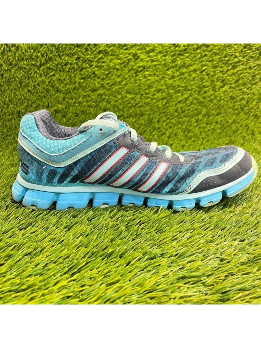 Adidas ClimaCool Aerate 2 Womens Size 8 Blue Athletic Running Shoes Sneakers